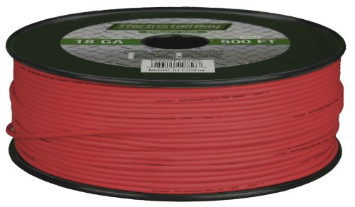 Fil primaire de calibre 14 rouge PWRD14500 pour éviter les pertes de signal en voiture