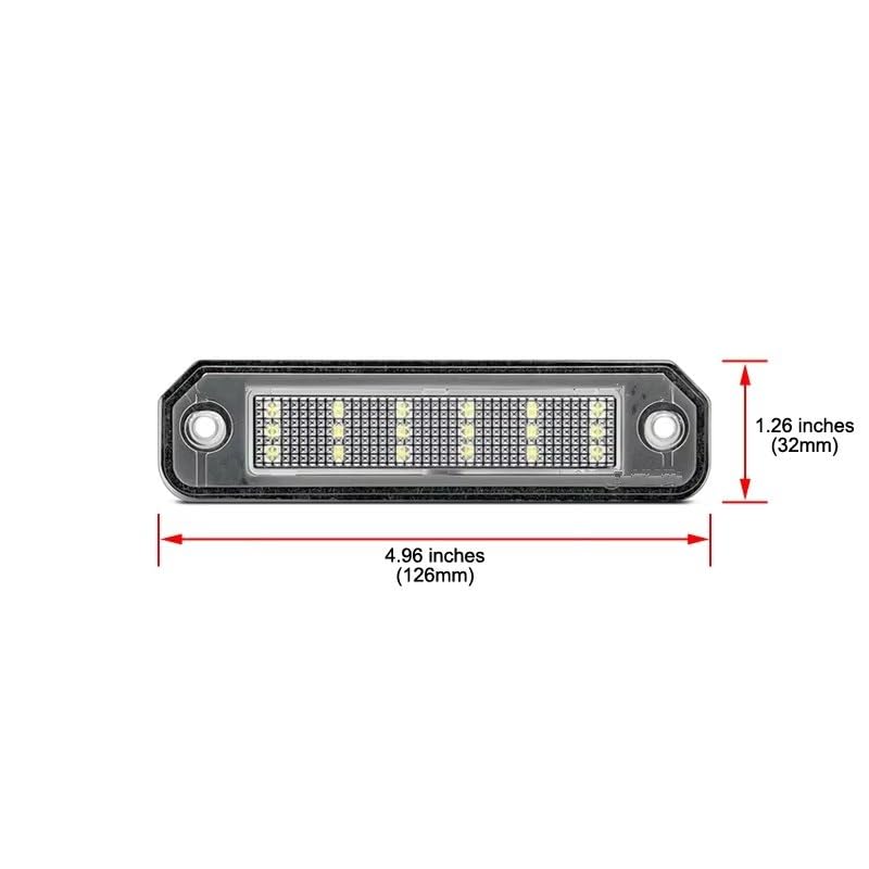 Luz de matrícula Civic para viajes nocturnos seguros en carretera y ciudad 3