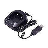 Baofeng USB Cable Battery Charger with Indicator Light for Portable Baofeng UV-82 UV-82HP UV-82L Series Two-Way Radios