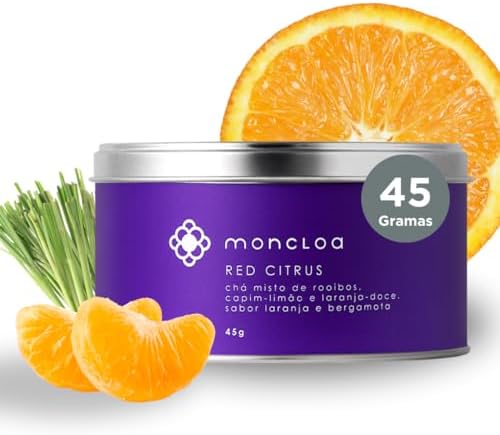 Moncloa Chá - Red Citrus - - Chá Misto De Rooibos Capim-Limão E L...