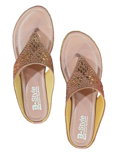 Image of B-Style Branded casual sandals for women trendy casual footwear for womens Soft Premium wedge heels women stylish lightweight womens wedges daily fashion