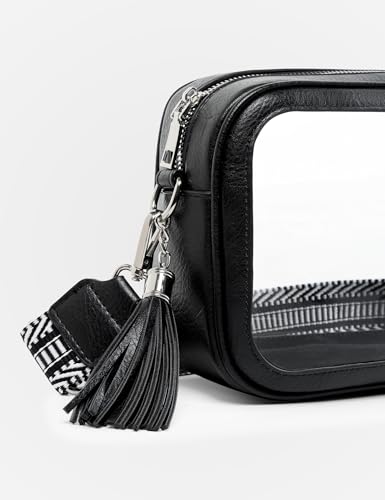 Image of Unilily Clear Bag for Stadium Events, Clear Purse Stadium Approved Crossbody Bag for Concerts Sports Festivals Events Women