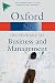 A Dictionary of Business and Management (Oxford Dictionary of Business & Management)