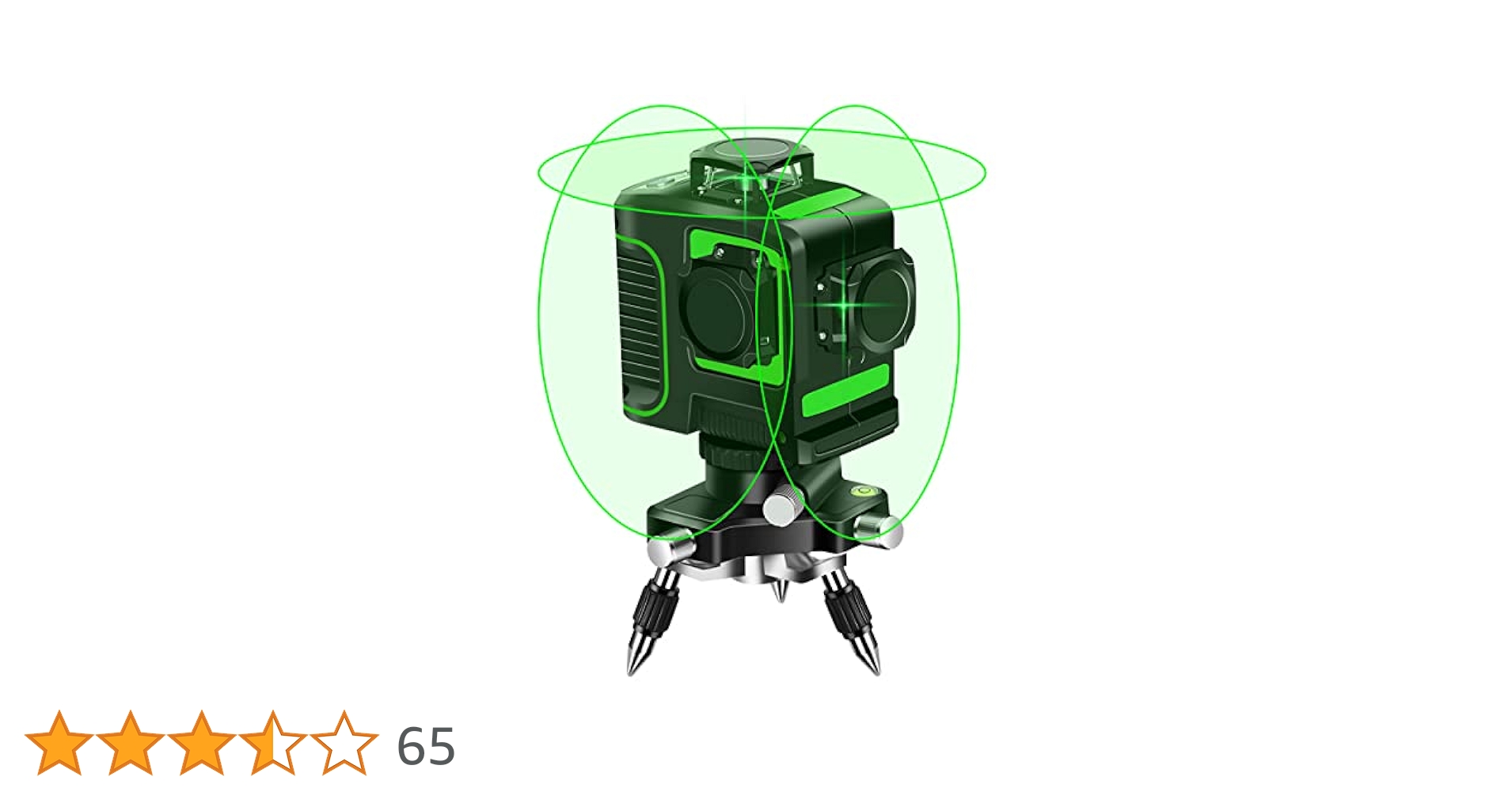 Amazon | TOPKAR 3x360°12ライングリーンレーザー墨出し器 3D