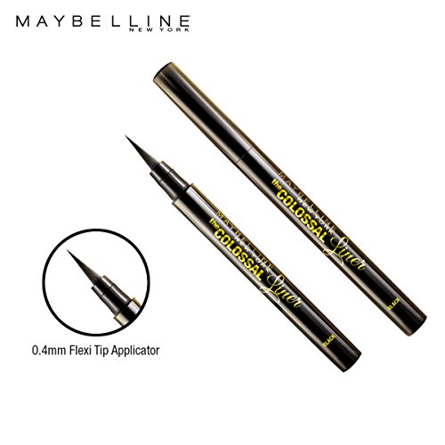 Image of Maybelline New York Color Sensational Creamy Matte Lipstick, 660 Touch Of Spice, 3.9G And Maybelline New York The Colossal Liner, 1.2Ml (Black)