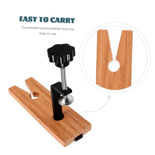 Étau de table ajustable pour bijoux avec serrage orientable précis