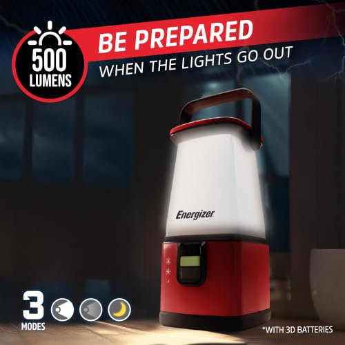 Image of ENERGIZER LED Camping Lantern 360 PRO, IPX4 Water Resistant Tent Light, Ultra Bright Battery Powered Lanterns for Camping, Outdoors, Emergency Power Outage