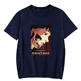 Camiseta Blue - Tshirt Unisex con Estampado De Japonés Manga Blue Mima - Camiseta De Manga Corta con Cuello Redondo Y Cosplay De Anime para Hombre/Mujer
