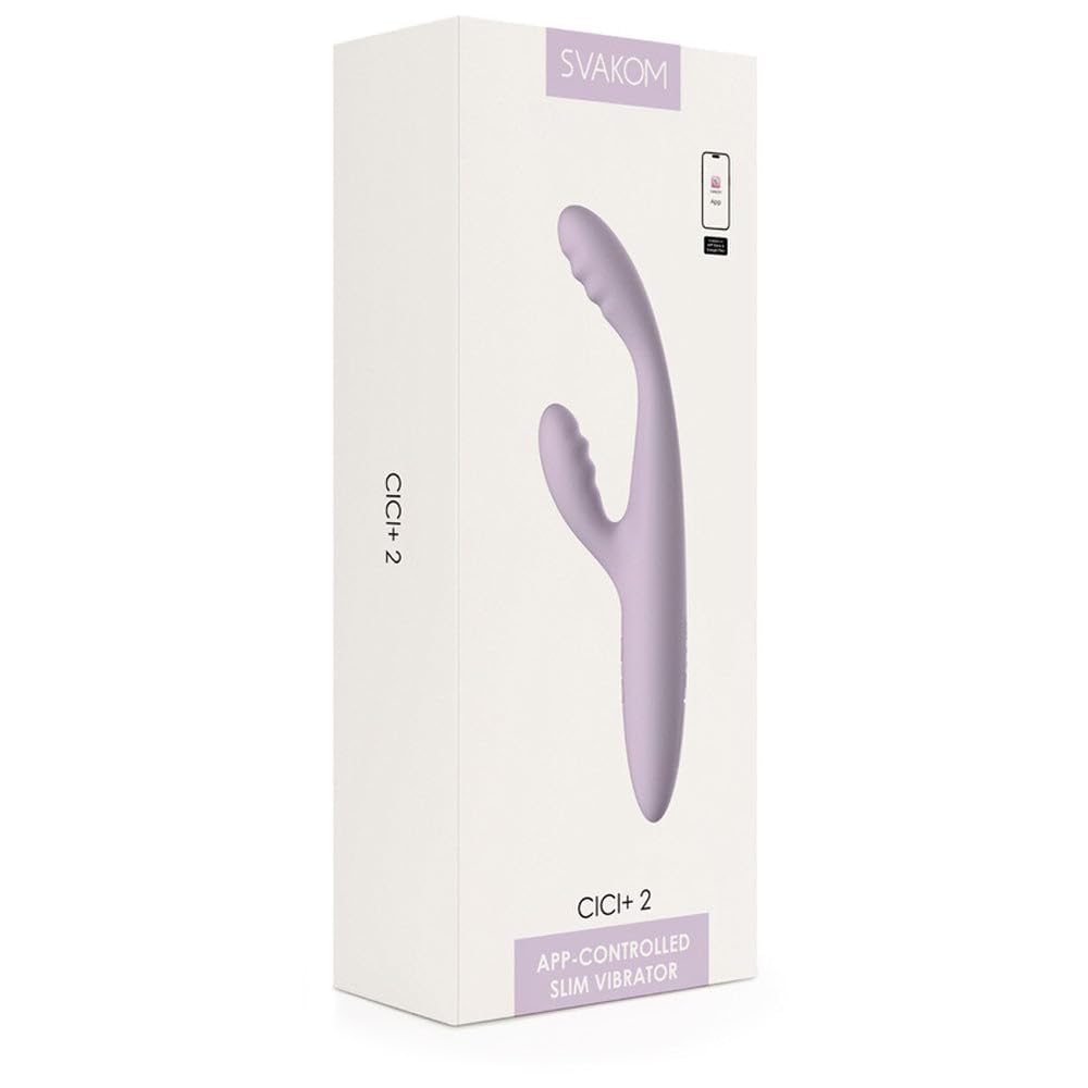 Svakom Cici+ 2 Rabbit Vibrateur Pastel Lilac 17,8 cm