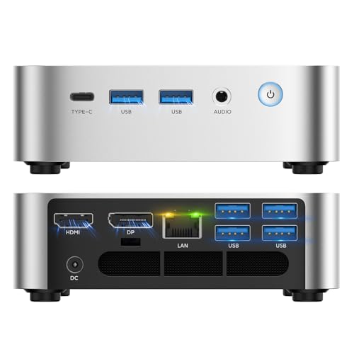 ACEMAGICIAN Kron Mini K1 Mini PC, W11 Pro AMD Ryzen 4300U(Fino a 3,7 GHz), 8GB DDR4 256GB SSD Mini Desktop Computer, Display a triplo schermo 4K Ultra HD, WiFi 5, BT4.2 per Ufficio/Lavoro