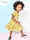 Simple Joys by Carter’s Baby Mädchen Short-Sleeve and Sleeveless Dress Sets, Pack of 2 Lässiges Kleid, Grau Ananas/Senfgelb Blumen, 12 Monate (2er Pack)