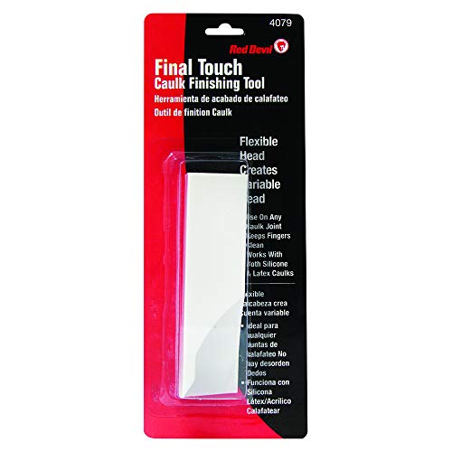 Red Devil 4079 White, Final Touch Caulk Finishing Tool