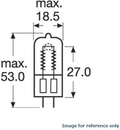 OSRAM ZB-64514 Halogen Bulb Dimensions Diagram