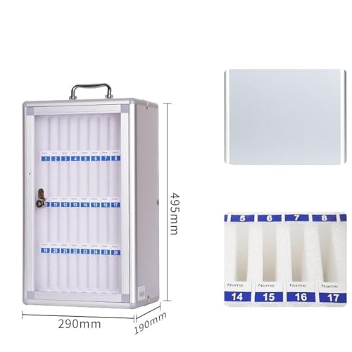 Caja para guardar móviles en clase y evitar distracciones, con cerradura y 36 ranuras 2