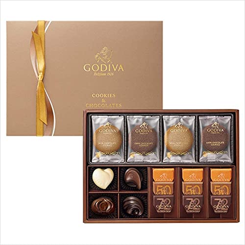 ゴディバ GODIVA クッキー&チョコレート クッキー×8枚、チョコレート×13粒 オリジナルカード付 【公式袋付】 ゴディバ GODIVA クッキー&チョコレート クッキー×8枚、チョコレート×13粒 オリジナルカード付 【公式袋付】