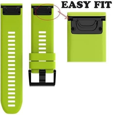 Miniatura 3 de Correa de 0.866 in compatible con Garmin Fenix 7, Fenix 6, Fenix 6 Pro, Fenix 5, Fenix 5 Plus, Approach S60 S62, Forerunner 935 945, pulsera de
