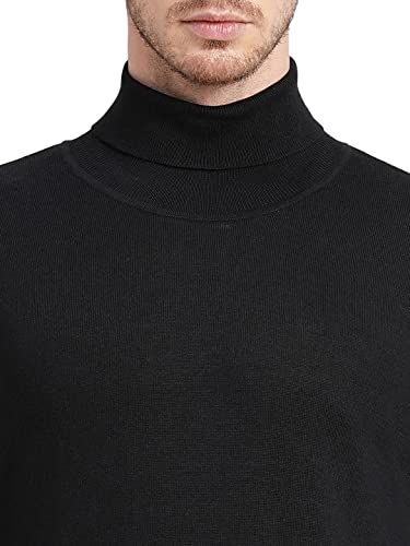 Image of JACK & JONES Men's Cotton Slim Fit Turtleneck Sweater