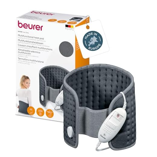Beurer HK 49 Cosy Heizkissen, zur Anwendung an Bauch und Rücken, mit Gummiband und Klettverschluss, Abschaltautomatik, maschinenwaschbar