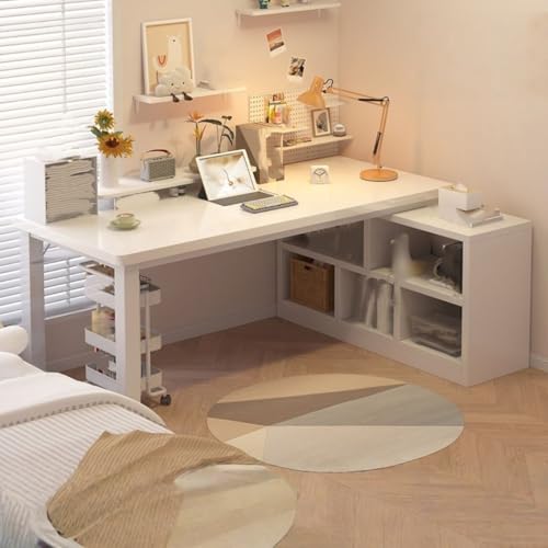 TIMDU L���^�p�\�R���f�X�N�R�[�i�[���[�I�t���z�[���I�t�B�X�f�X�N �Q�[�����C�e�B���O�p�z�[���I�t�B�X�p���[�N�f�X�N�g���ȒP���肵���ω׏d (�I�t�z���C�g,120*80cm)