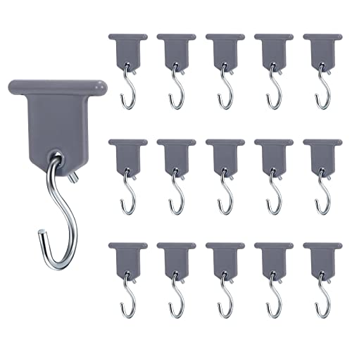 Ganchos para Toldo RV Gancho para Toldo de Camping de Forma de S Ganchos para Autocaravana Caravana Luces de Fiesta de Navidad 16 Piezas Cover