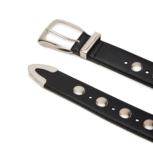 Steve Madden Women's Kingston Studded Pant Belt2