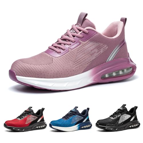 TQGOLD Scarpe Antinfortunistiche Uomo Donna Leggere Scarpe da Lavoro con