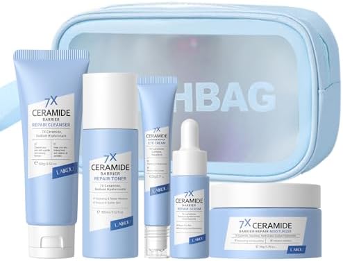 LAIKOU 7X Ceramida Set de Cuidado de la Piel, Ceramida Set Regalo...