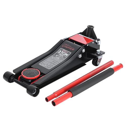 Fiernero 3 Ton Jack Floor Low Profile Vehicle Quick Lifting 75-500mm