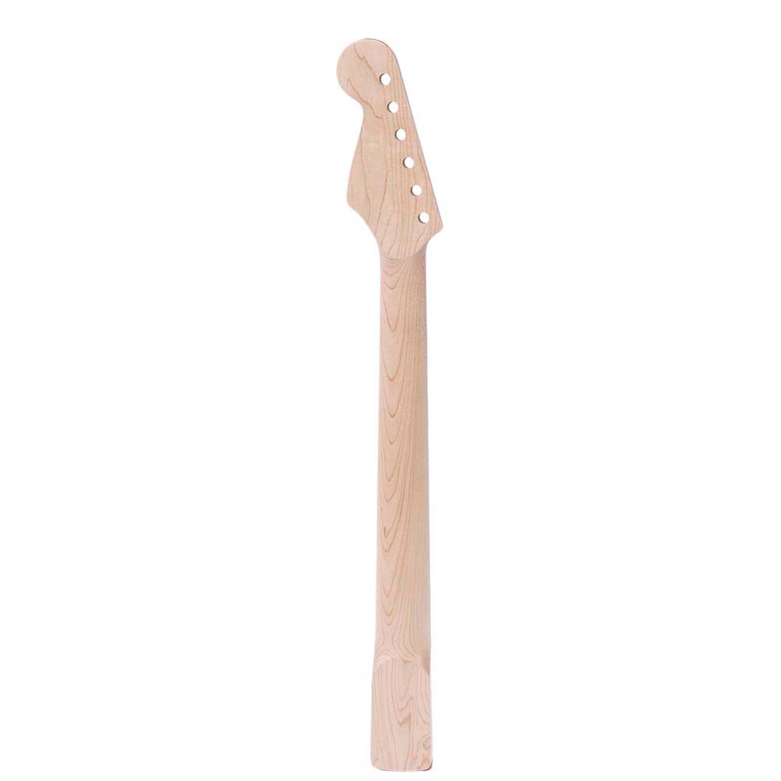 Eujgoov Maple Wood Guitar Neck, 22 Electric Guitar Neck, Maple Guitar Neck Fret Electric Guitar Neck for ST Electric Guitar Replacement Parts Instrument Accessory