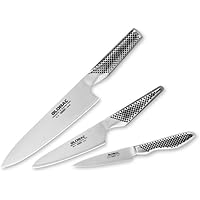 Set 3 cuchillos (G-2, cocinero, 20cm, GS-3, cocinero, 13cm, y