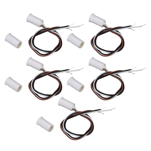 5 Conjuntos de Interruptor Magnético Embutido DC100V 0W para de Alarme A, Kit de Interruptor Reed NO