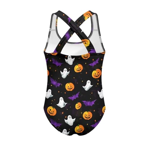 Printed one Piece Swimsuit,Girls Quick Dry Bathing Suits,Beach Surfing Crossback Swimsuits for Girls 5-14Y2