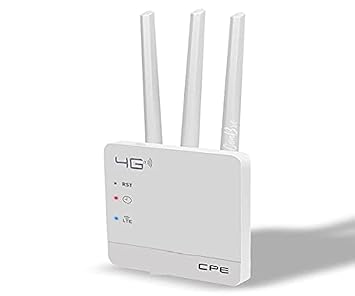 Maizic Sim Router with Triple Antenna,All Sim Card Support with 150 Mbps -300Mbps, Plug and Play,Support,NVR, DVR, 4G sim Supported