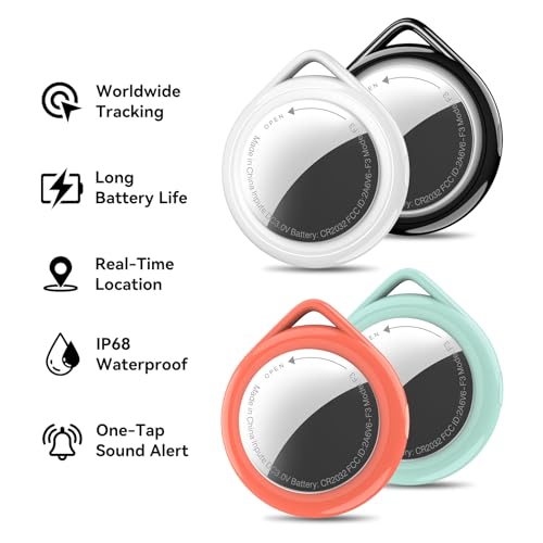 Fidesert Bluetooth Tracker 4-Pack (Apple Find My) — view 2