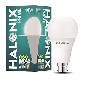 Halonix Prime 10W Neo Radar Motion Sensor B22 Led Light Bulb (Cool Day White) Pack Of 1