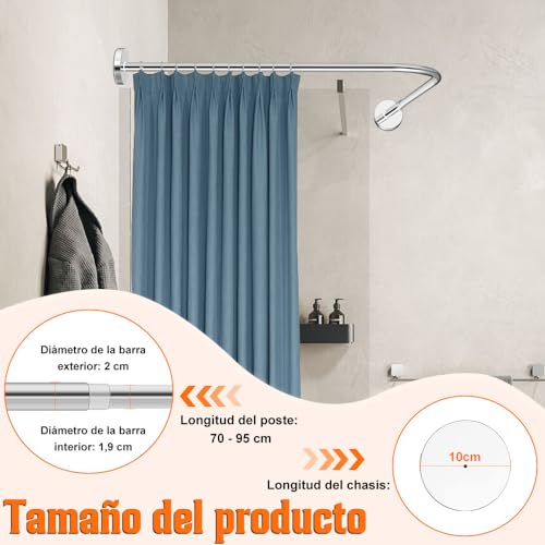 El mejor review de Cortinero para baño en escuadra - los más vendidos. 29 El mejor review de Cortinero para baño en escuadra - los más vendidos. 29