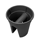 KHW 34135 Blumentopf Flowerclip, 3-er Set, anthrazit