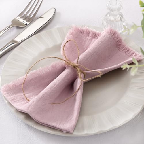 Socomi Linen Napkins Pink Valentine's Day Fall...