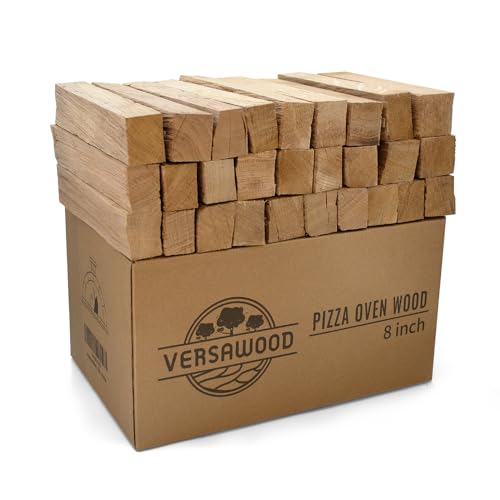 Comparison: Best Wood For Pizza Ovens 11 Kiln-Dried Oak Wood for Pizza Ovens, 8-Inch Barkless Logs, Ideal for Ooni, Gozney, Solo Stove, and Other Wood-Fired Pizza Ovens- Approx. 15lbs