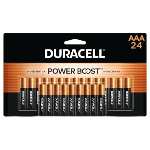 Duracell Coppertop AAA Batteries with Power Boost Ingredients, 24 Count Pack Triple A Battery with Long-Lasting Power, Alkaline AAA Battery for Household and Office Devices Cover