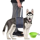 ATESON Dog Lift Harness, Dog Sling for Dogs Hind Leg Support - Dog Support Harness for Back Legs wit