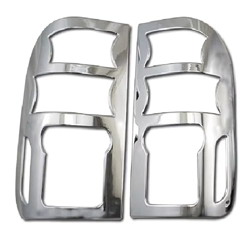 Cubiertas luz trasera coche Hilux 2003-2007 con moldura plateada protectora
