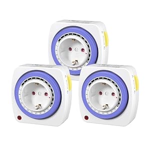 HBN 3X Mechanische Zeitschaltuhr 15-Minuten-Schaltsegmente