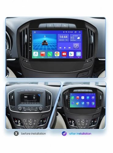 Pantalla de coche con manos libres Bluetooth y GPS para Buick Regal u Opel Insignia 2