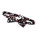 boxed-gifts Red and White Hearts Valentine’s Day Adjustable Bowtie For Men Made with Polyester.