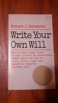 Paperback Write your own will and avoid probate! Book