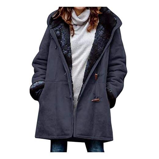 Vetement Femme avec Poche Couleur Uni Polaire Boheme Sport Regular Sweat À Capuche 2023 Cardigan Business Sweater Femme Automne Doudoune Courte Femme Pas Cher Manteau Marine XL