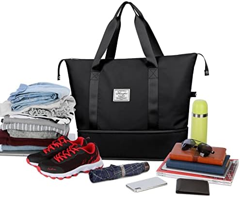 NPBAG Women Travel Duffel Bag, Large Expandable Weekender Carry-on Tote, Gym Workout Bag, Overnight Bag, Mommy Hospital Bag for Labor and Delivery 3 NPBAG Women Travel Duffel Bag, Large Expandable Weekender Carry-on Tote, Gym Workout Bag, Overnight Bag, Mommy Hospital Bag for Labor and Delivery