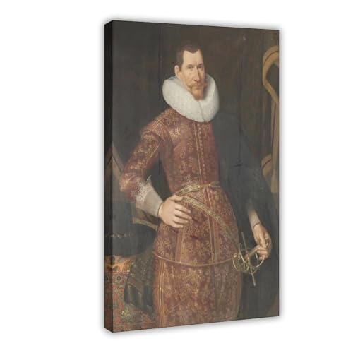 Toile Jan Pieterszoon Coen pour habiller un mur vide de bureau avec cadre WCYB 50x75cm