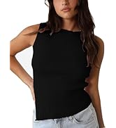 IYICLOTH Womens Boat Neck Tank Tops Summer Textured Sleeveless Tops for Women Business Casual Blouse